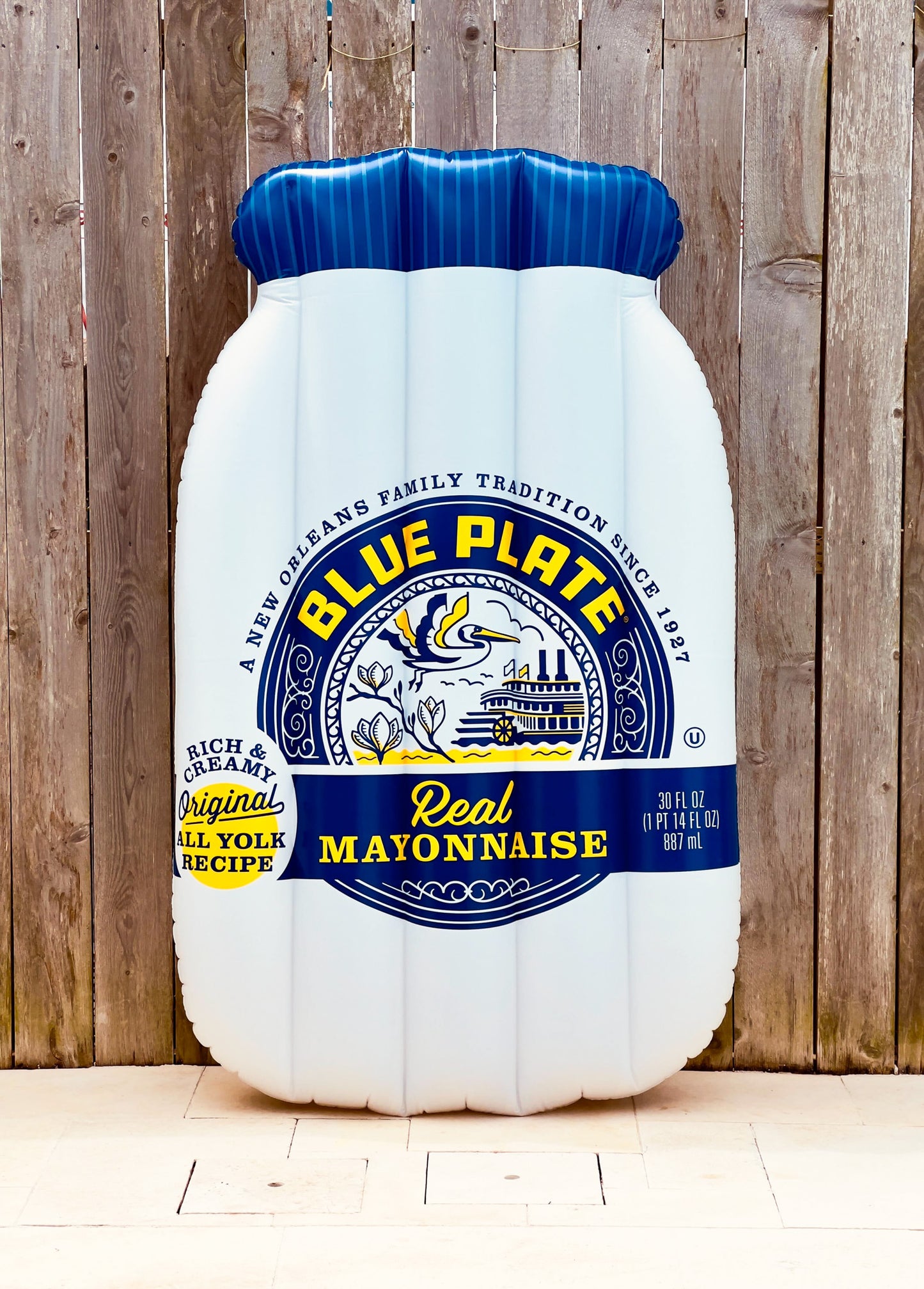 Blue Plate® Mayo Pool Float