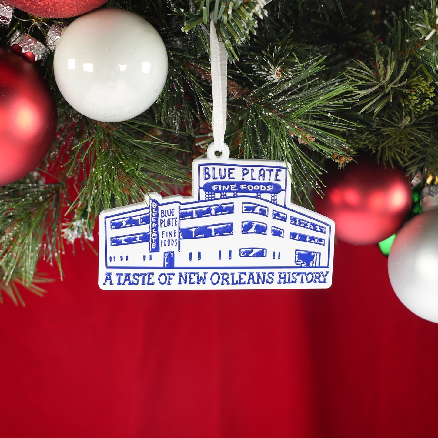 Blue Plate® Mayo Factory Enamel Ornament