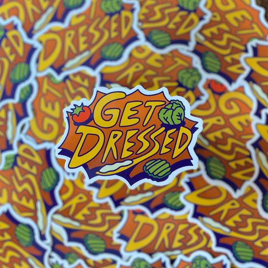 Get Dressed Sticker