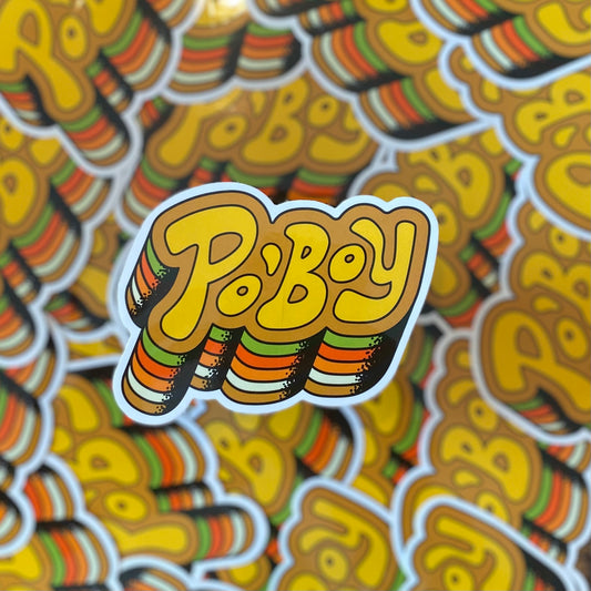 Po'Boy Sticker
