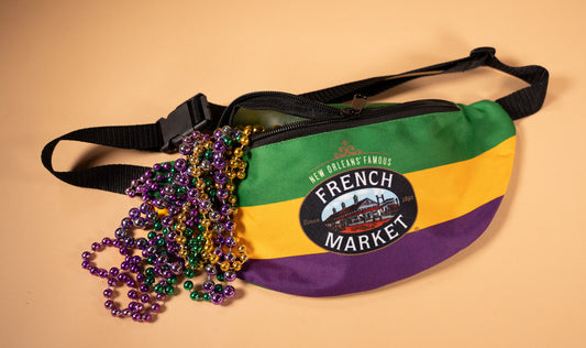 French Market Coffee Mardi Gras Fanny Pack