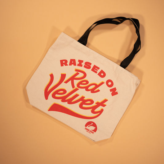 Swans Down “Raised on Red Velvet” Tote