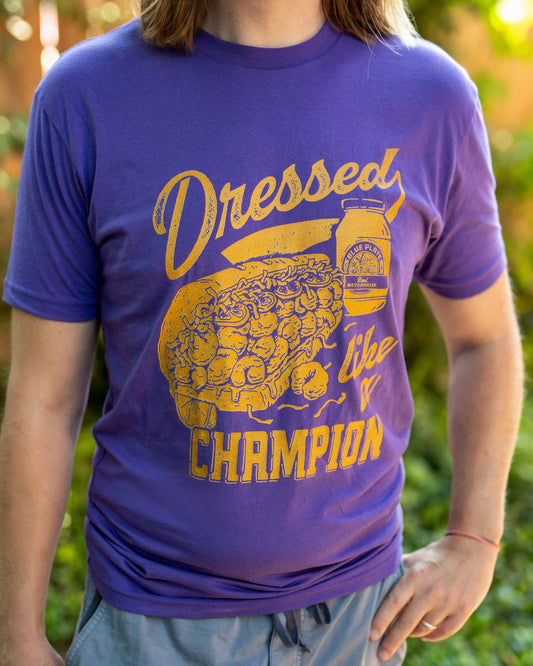 Dressed Like a Champion -  Purple & Gold