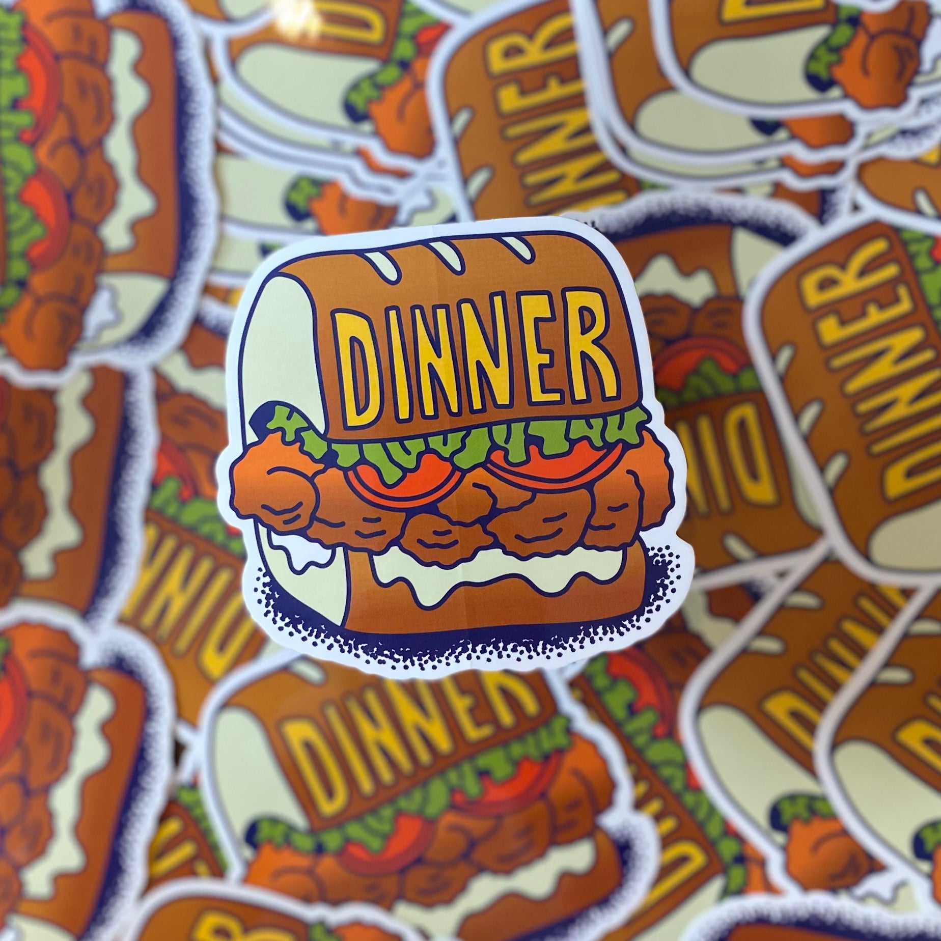 Poboy For Dinner Sticker – porchandpantry