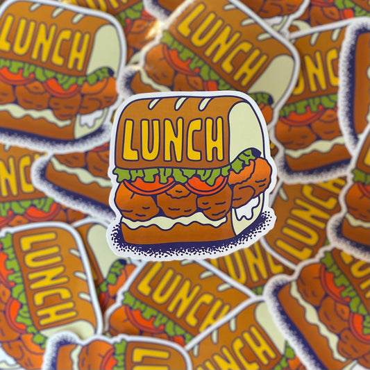 Poboy For Lunch Sticker