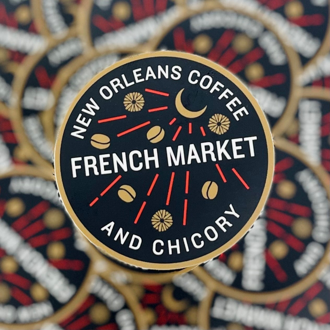 French Market Coffee Sticker